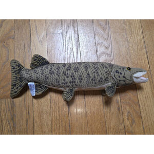 Muskellunge Plush Toy, Realistic Stuffed Muskie, Musky, Fishing Gift 17"